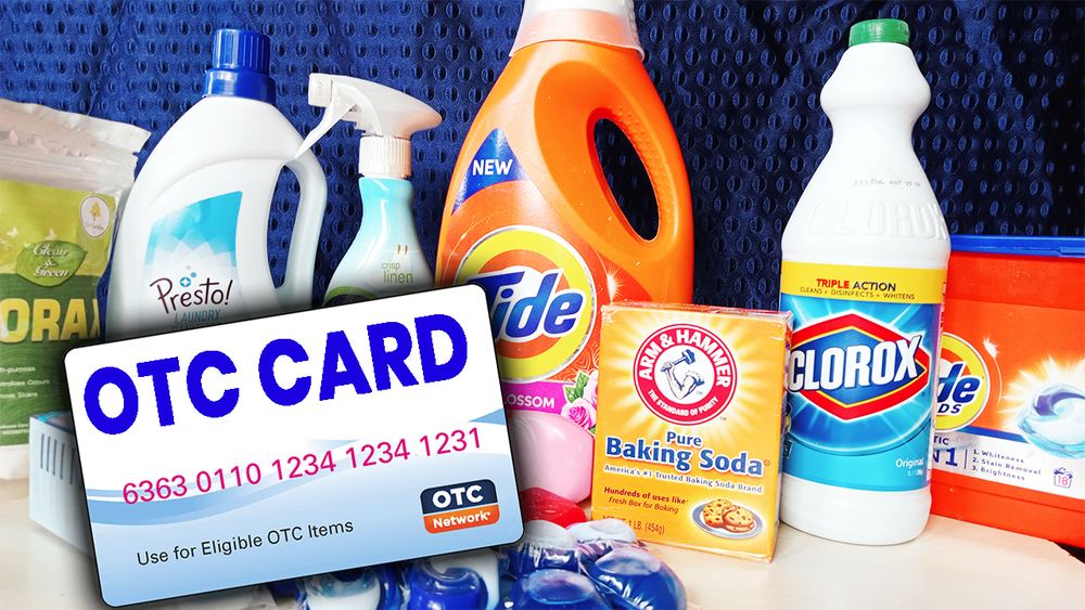 can i buy laundry detergent with my otc card