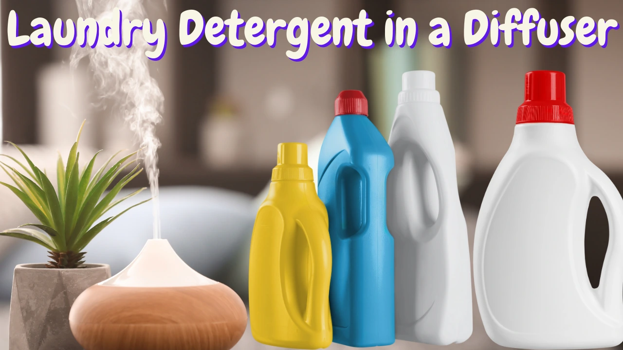 laundry detergent in a diffuser