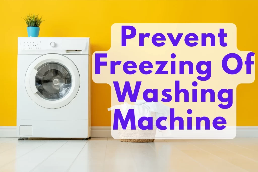freezing washing machine